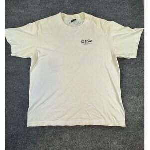 Vintage No Fear Basketball Is Not A Game Graphic T-Shirt XL Cream 90s Streetwear